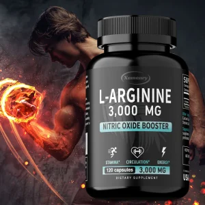 L-Arginine 3000mg - Men's Strength and Endurance Supplement