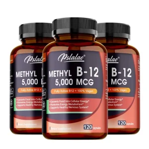 Vitamin B12 - 5000 MCG Supplement .